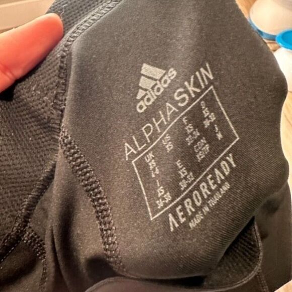 Adidas Black Alphaskin Aeroready Athletic Training Tights‎ Womens XS compression - Picture 2 of 8